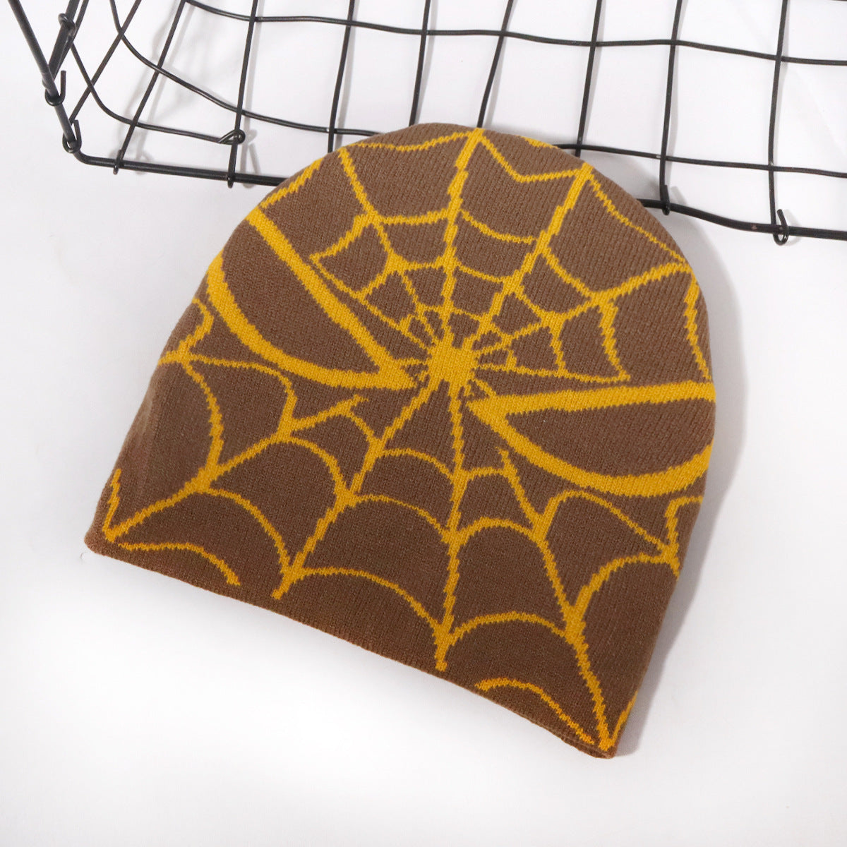 WholesaleHot Sale Jacquard Halloween Spider Web Beanie