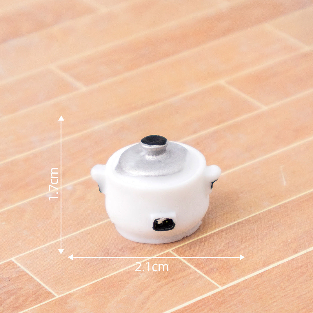 Wholesale 3pcs Simulation Retro Home Appliances TV Radio Micro Landscape Mini  Doll Accessories