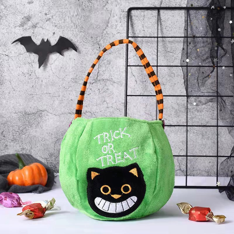 Wholesale Halloween Candy Bags Decorated with Portable Pumpkins Cloth Bag Gift Bag