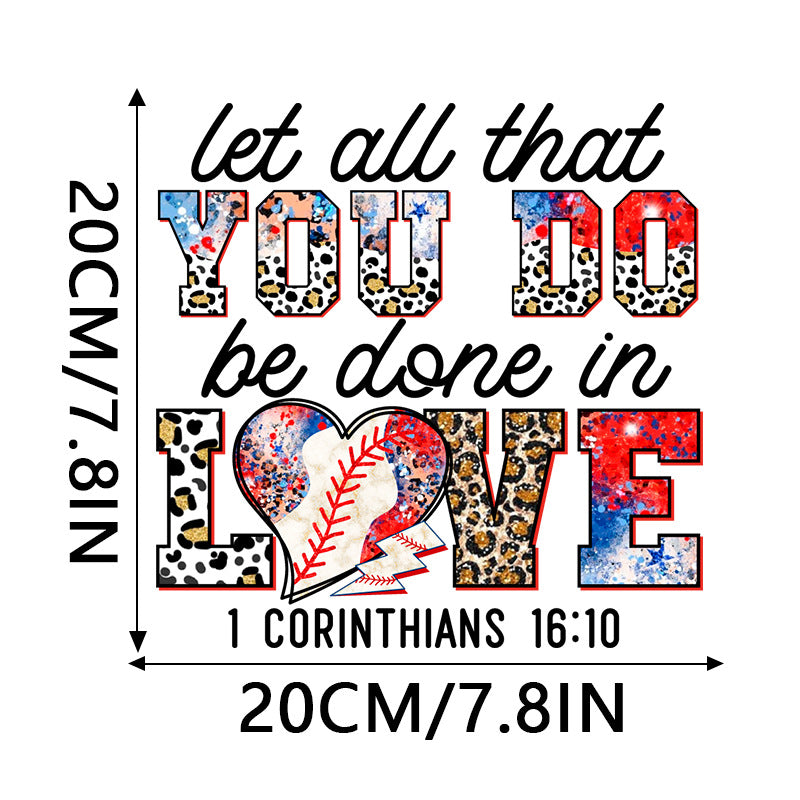 Wholesale 10pcs Baseball DIY UV DTF Ready to Press Transfers Wraps