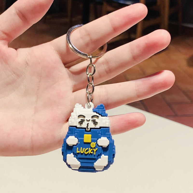 Wholesale PVC Cat Keychains