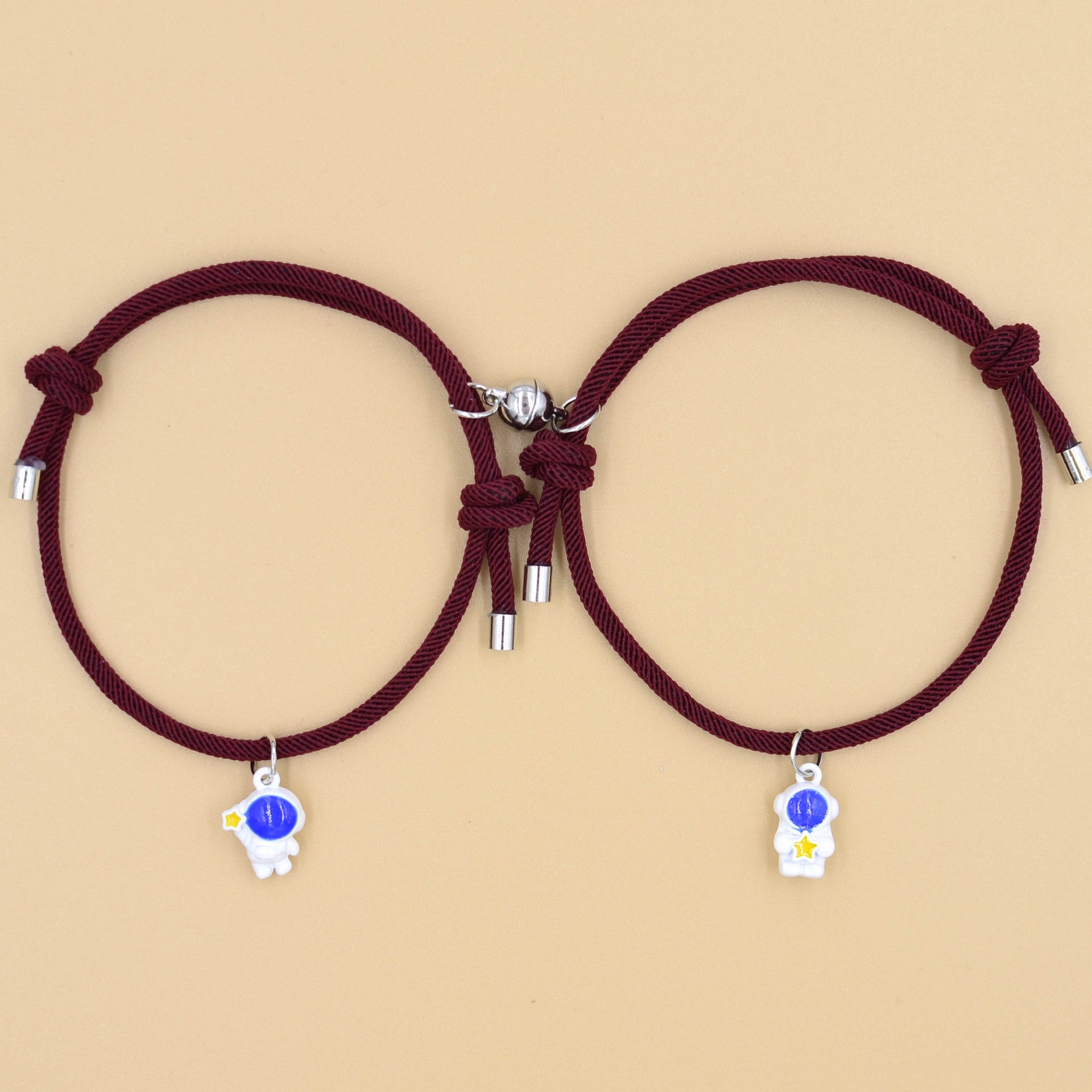 Wholesale Colorful astronaut couple commemorative bracelet