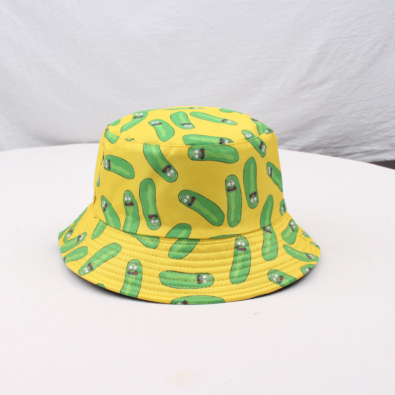 Wholesale Polyester Fruit Pattern Print Bucket Hat