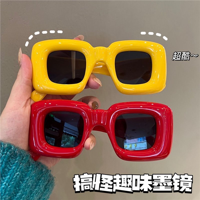 Wholesale Funny and fun inflatable cute square sunglasses