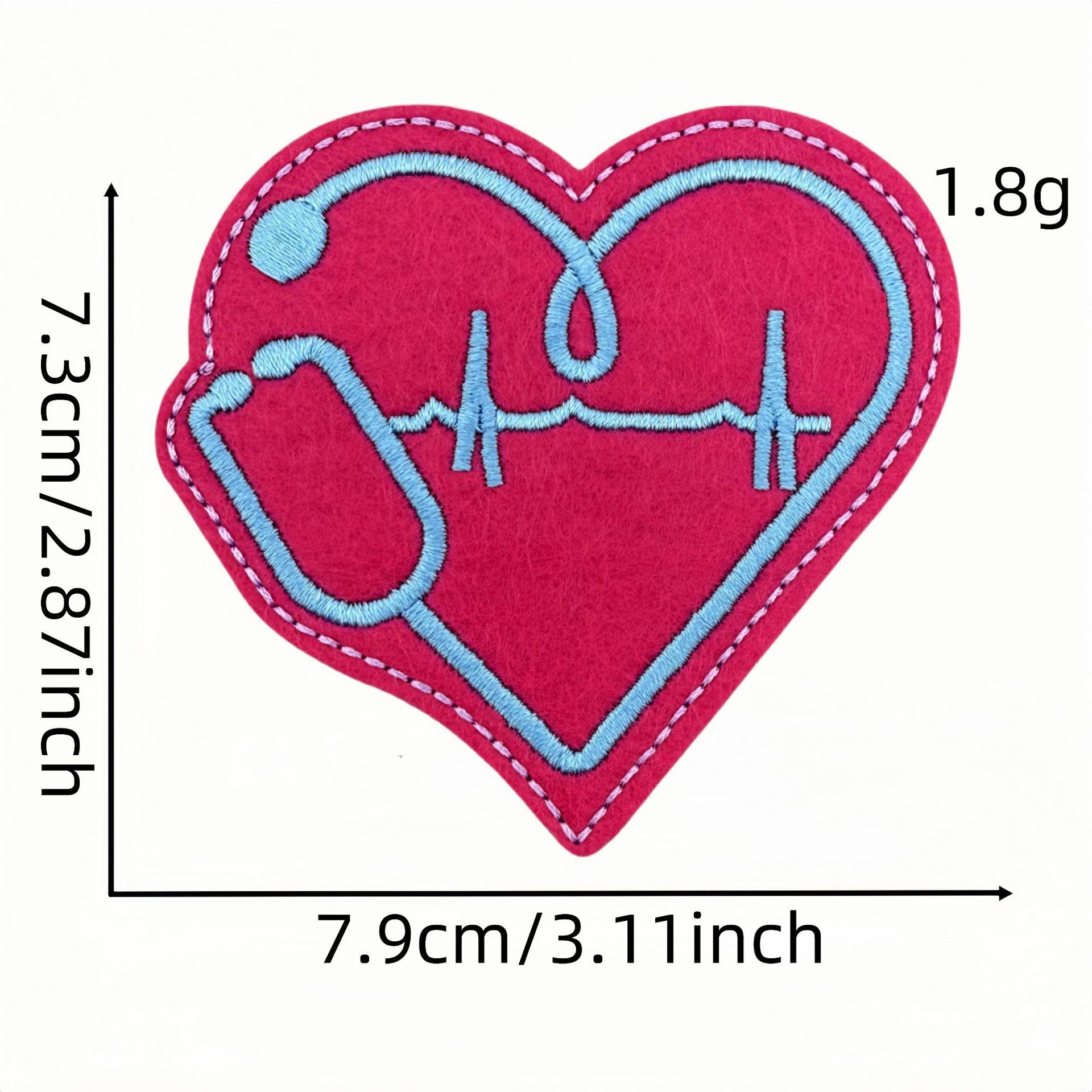 Wholesale Medical embroidery cloth patches embroidery iron-on patches