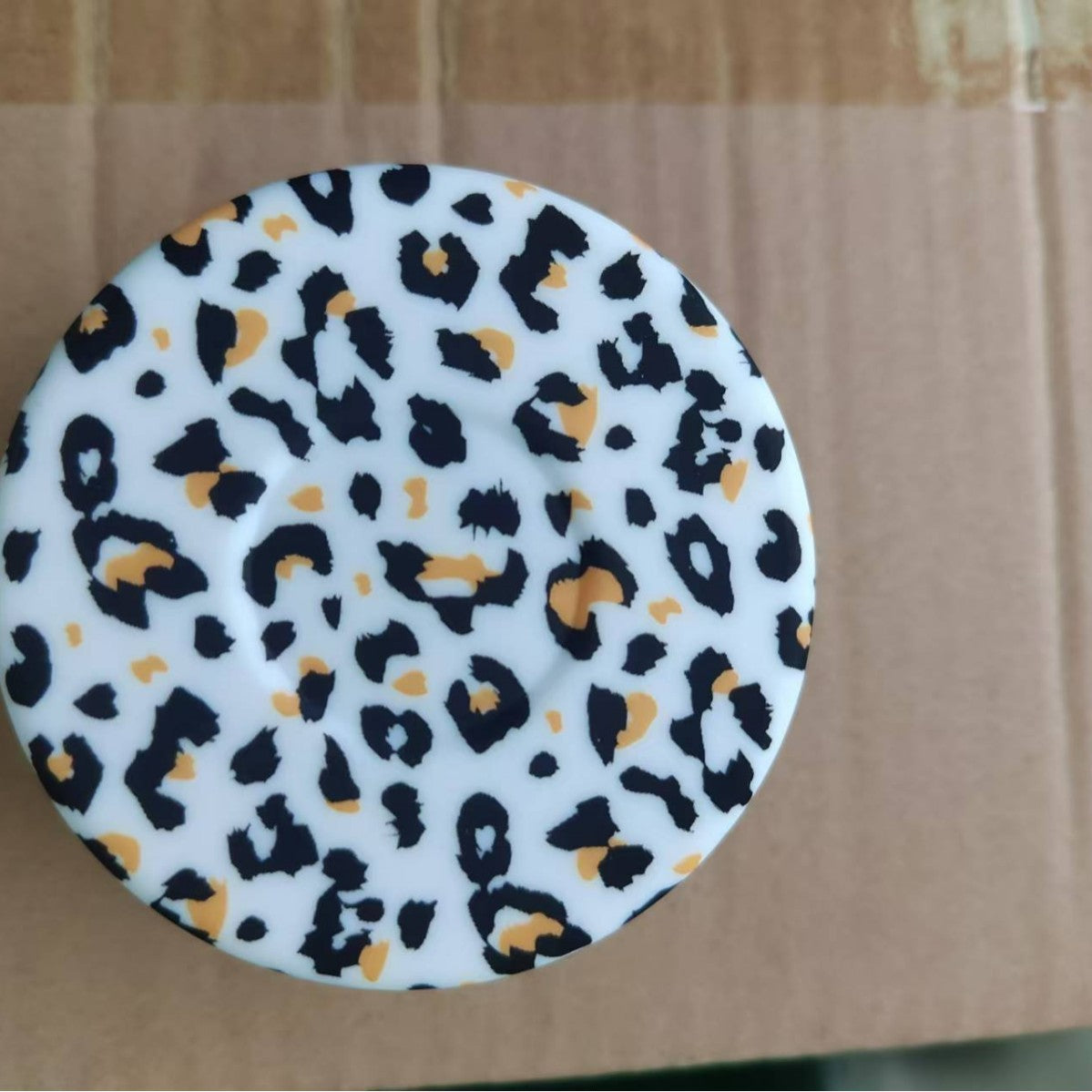 Wholesale Creative simple pattern silicone cup cover insulation film water transfer printing sports kettle space Pot Cup cover cup bottom cover for cups