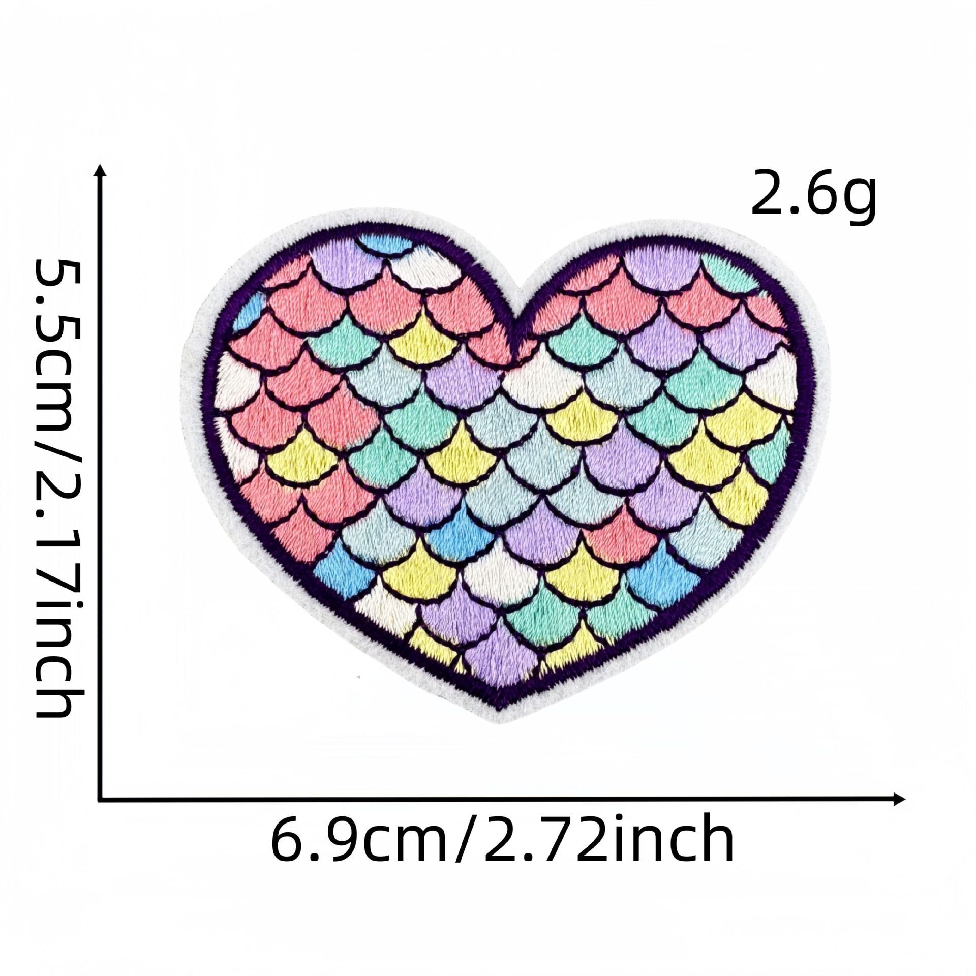 Wholesale  Cartoon Mermaid Embroidery  Summer Cloth DIY Patches
