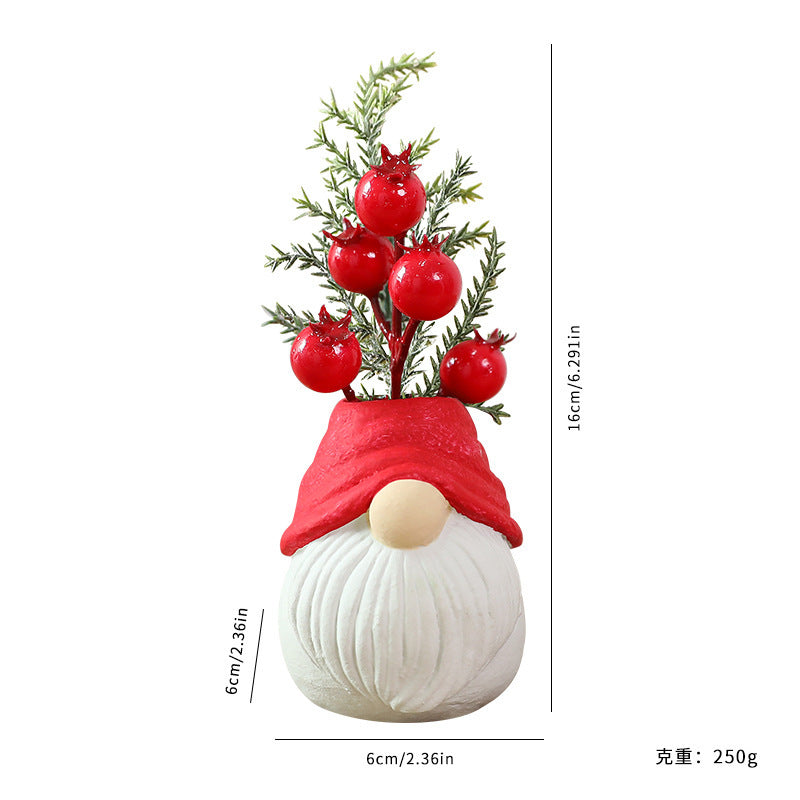 Wholesale  new resin dwarf doll  snowman resin Christmas decoration ornaments