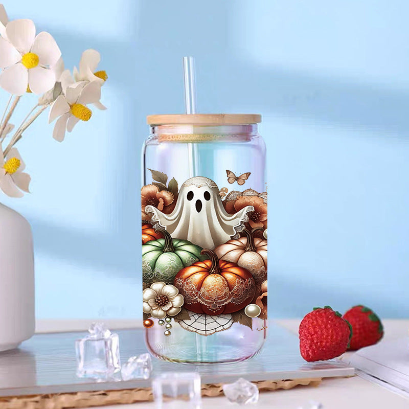 Wholesale Cartoon Cute  Theme 16oz Cup UV DTF Wraps