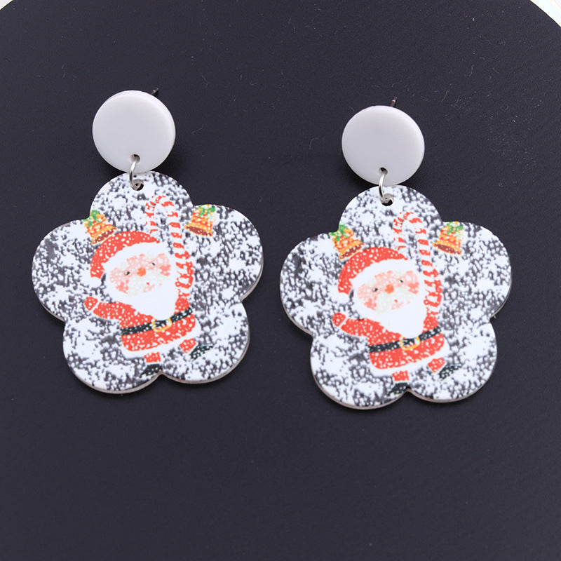Wholesale Star Mask Carnival Acrylic Earrings