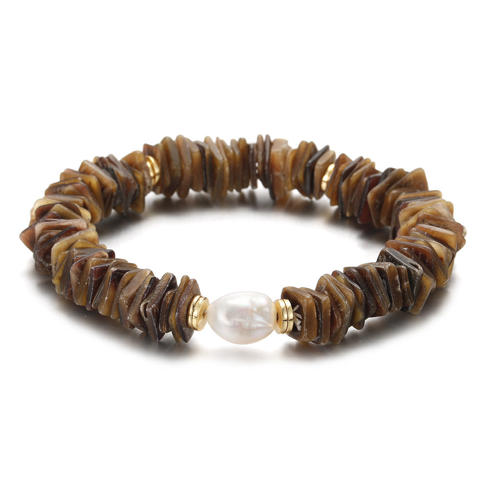 Wholesale Summer Island Ice Cream Shells Bracelet