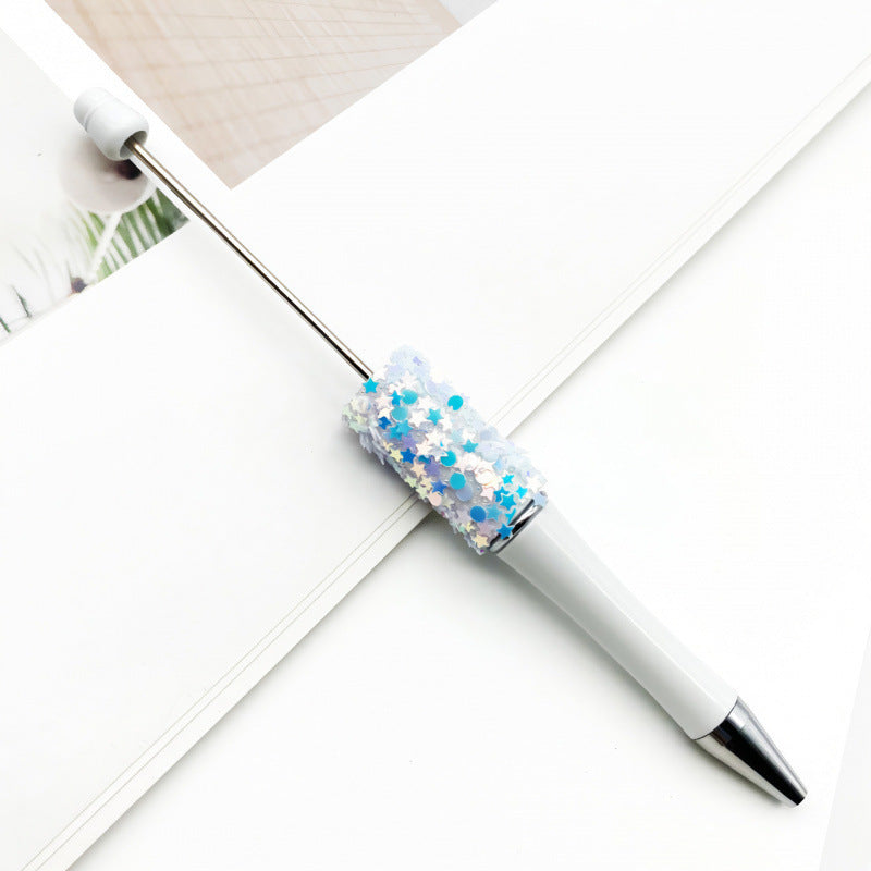 Wholesale DIY Little Star Bead Pen Colorful Sparkling Sequin Ballpoint Pen