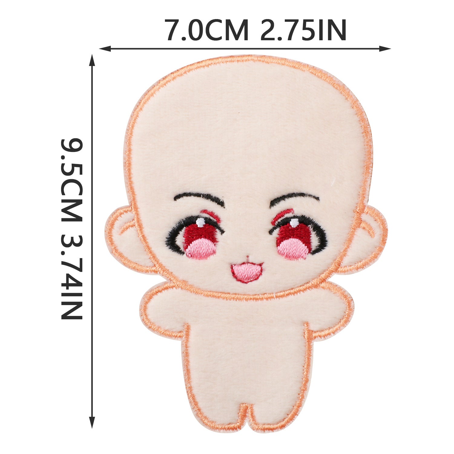 Wholesale Fashion Embroidered Iron On Patches Cozy Woven Doll Design For Jeans Canvas Bag DIY Craft Supply Bag Charm OLY Exclusive