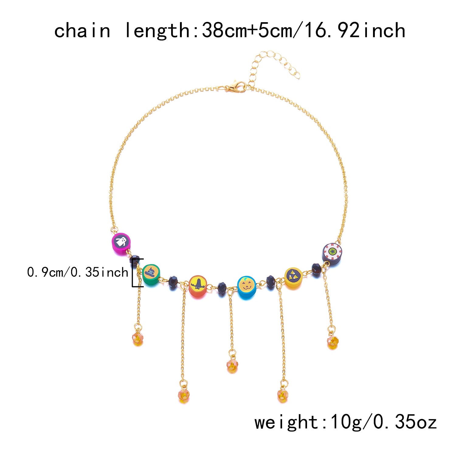 Wholesale  Halloween Gothic Skull  Necklace