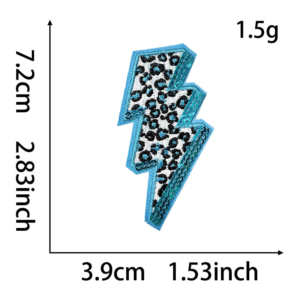 Wholesale Leopard Print MAMA Iron On Embroidered Patch DIY Fashion Accessory For Hats Bags Clothing Gift Boutique