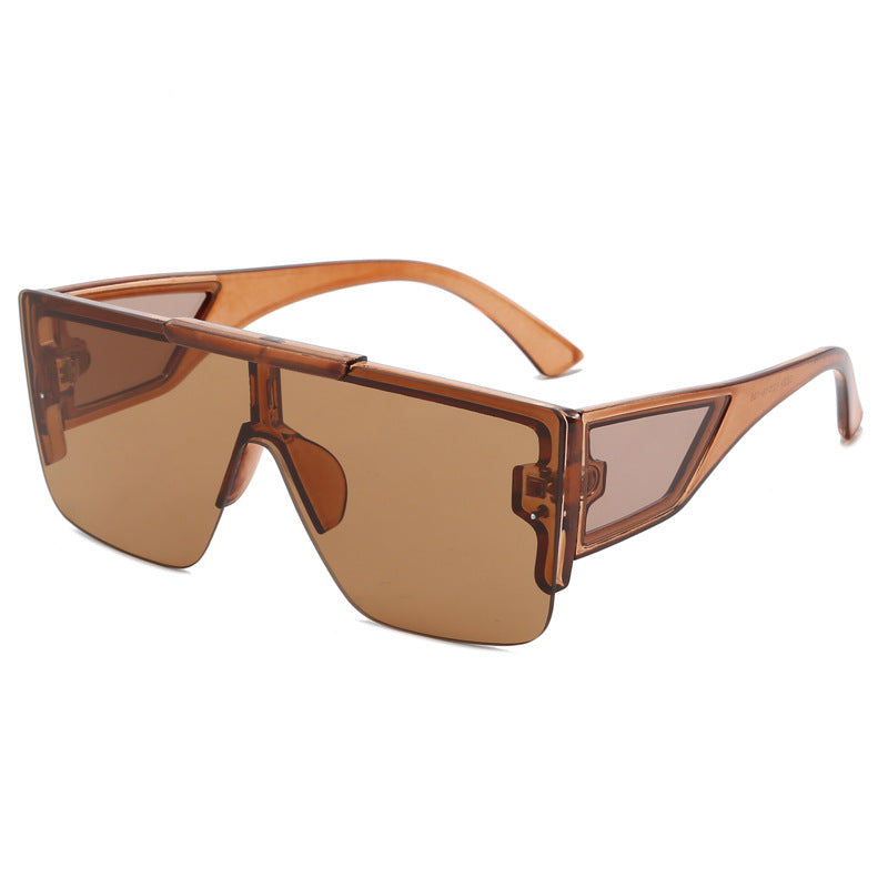 Wholesale PC Frameless Conjoined Square Sunglasses