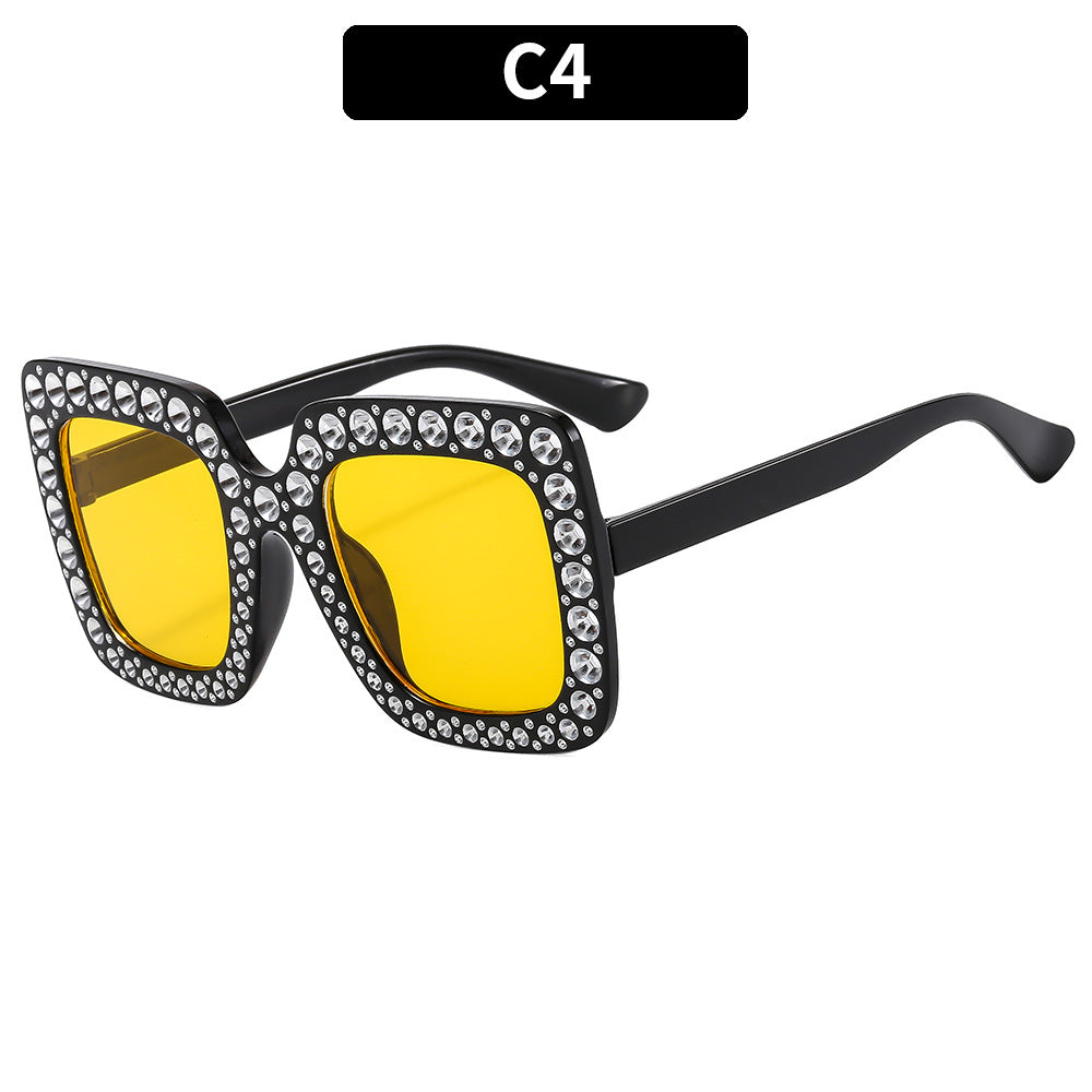 Wholesale Box Diamond PC Sunglasses