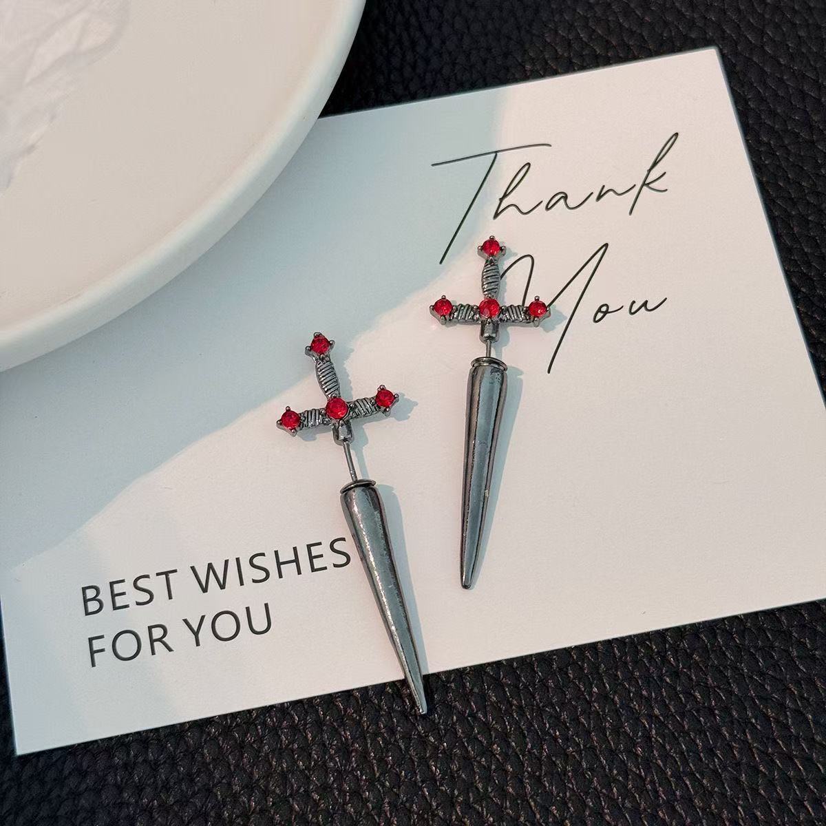 Wholesale Gothic Punk  Earrings Dark Bat Skeleton Pumpkin  Design Electroplated Alloy Stylish Party Gift