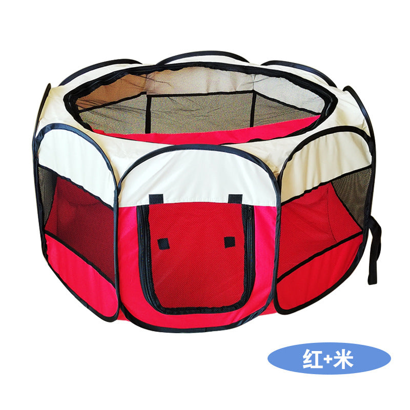 Wholesale Closed Pet Wire Storage Oxford Cloth Octagonal Cage
