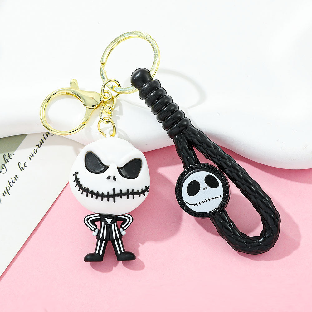 Wholesale PVC Keychain  Skull Design Cute Car Key Accessory Gift For Fans