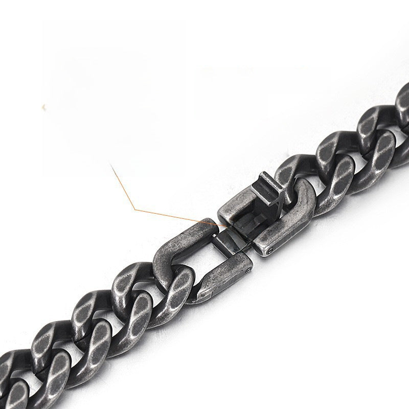 Wholesale hip hop Cuban stainless steel bracelet 8mm/10mm jewelry