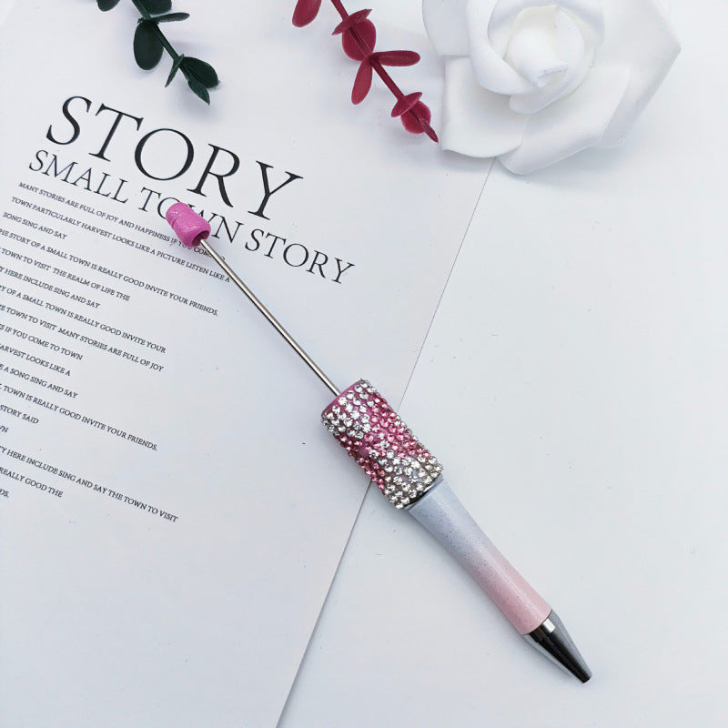 Wholesale Pink Butterfly Diamond Bead beadable pens