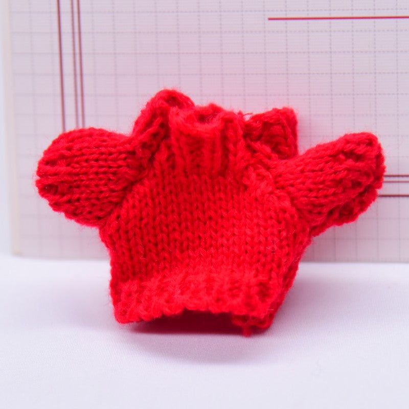 Wholesale Wholesale 10cm Handdog Doll Replacement Clothes Sweater Toy Cotton Doll Accessories Finished Dress-up Accessories