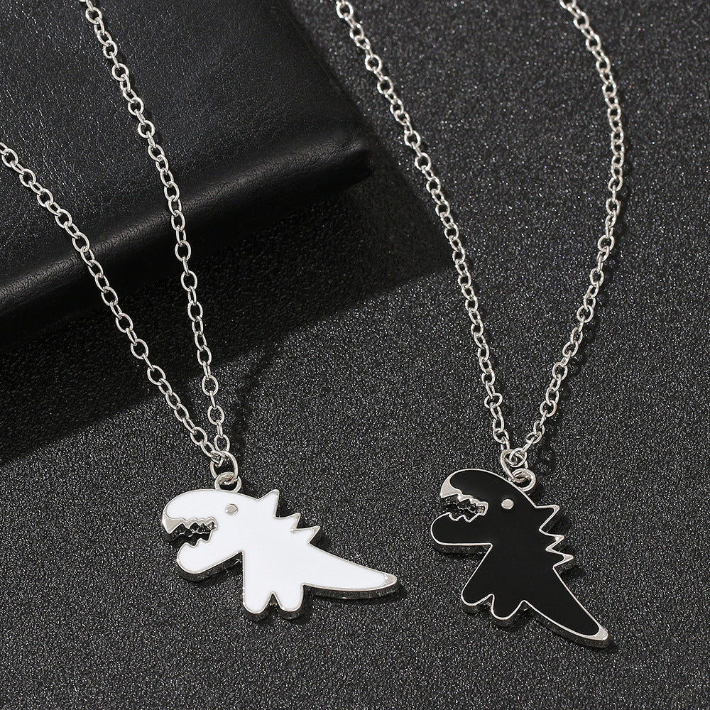 Wholesale Cartoon Animal Dinosaur Pendant Long Alloy Sweater Chain