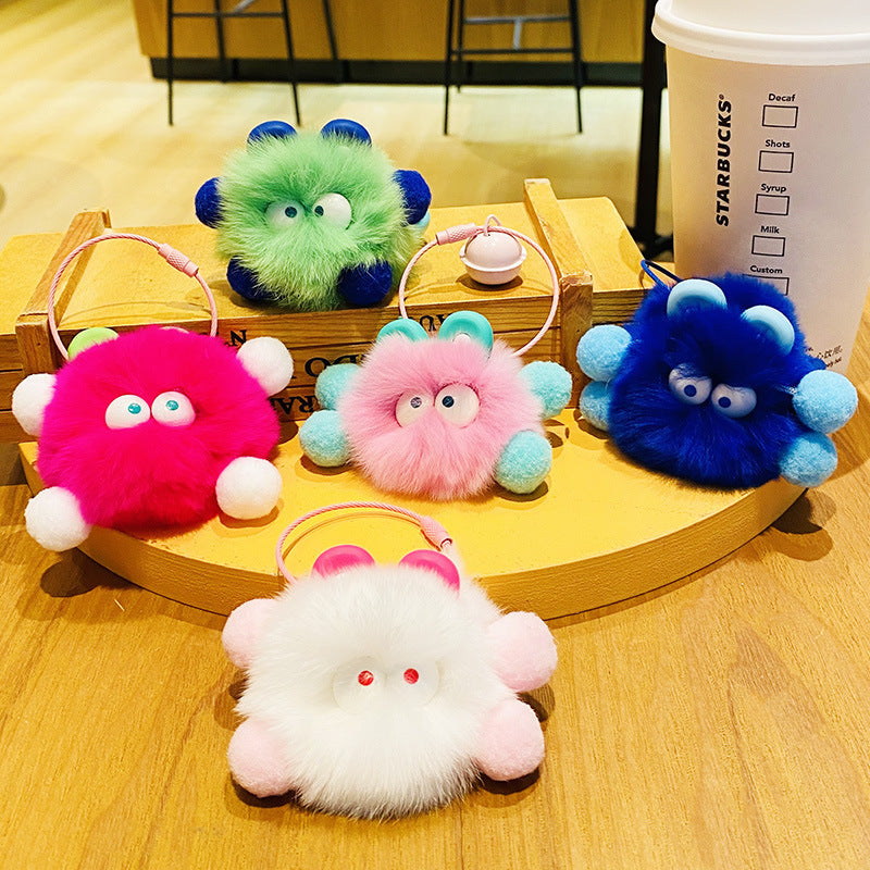 Wholesale Cartoon Cute Rabbit Elf Small Briquettes Plush Keychain