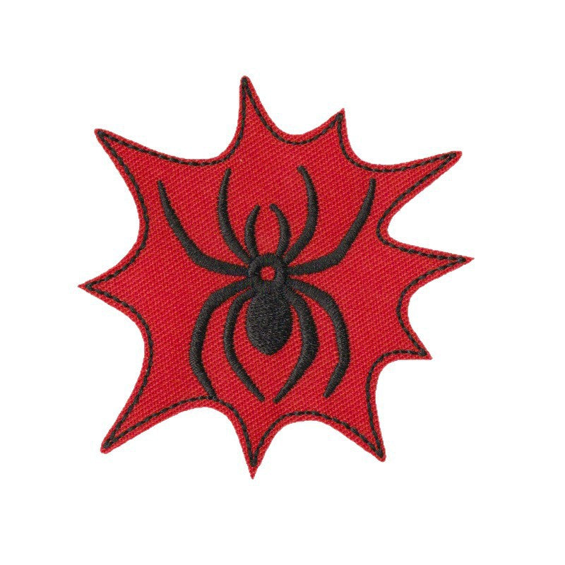 Wholesale 14Pcs Cartoon Red  Embroidered Patch Set With Letters Numbers For Towel Decoration Craft Supply