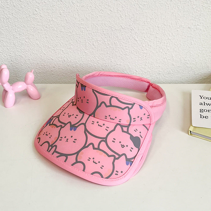 Wholesale Cotton Kids Summer Breathable Empty Top Hat