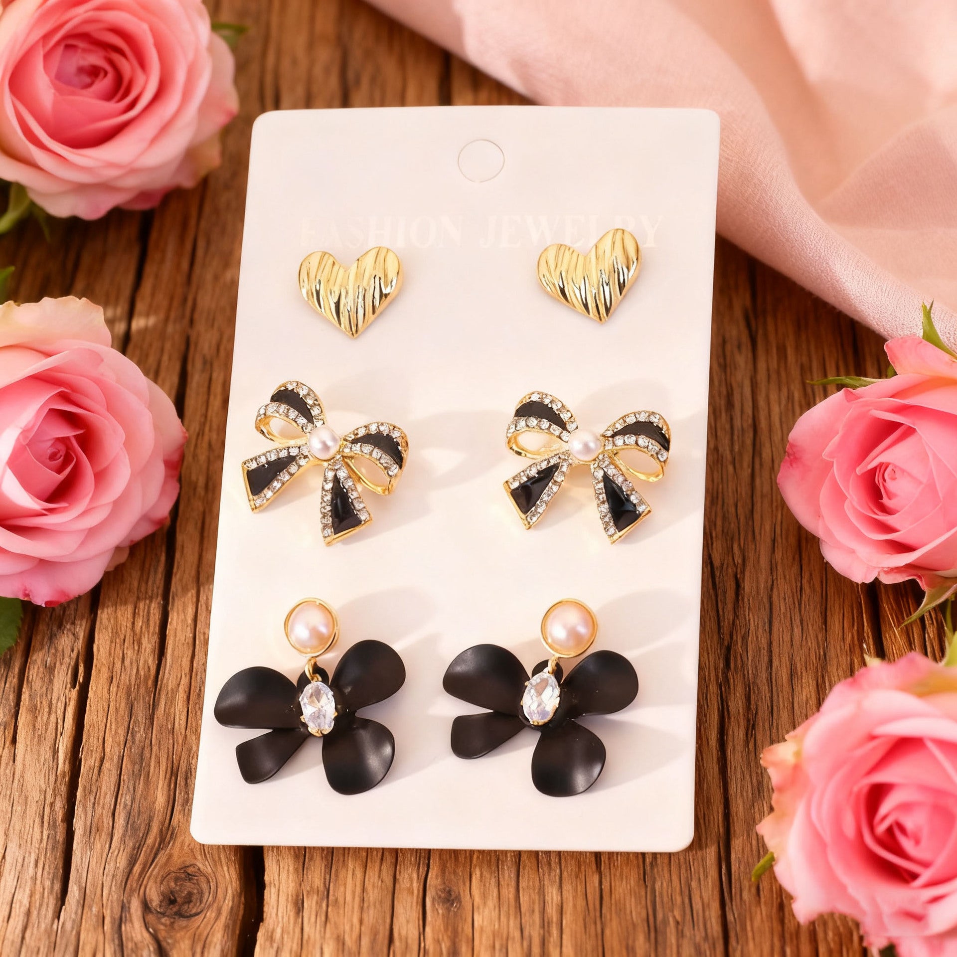 Wholesale Elegant and Unique Bow Starfish Stud Earring