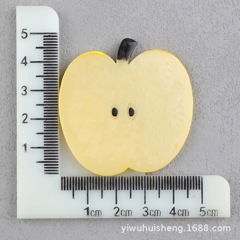 Wholesale 50pcs DIY Watermelon Strawberry Pineapple Fruit Homemade Cream Glue Resin Hole Shoe Patch FlatBack