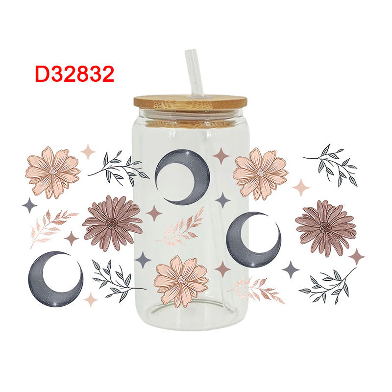 Wholesale Autumn style  16oz Cup UV DTF Wraps