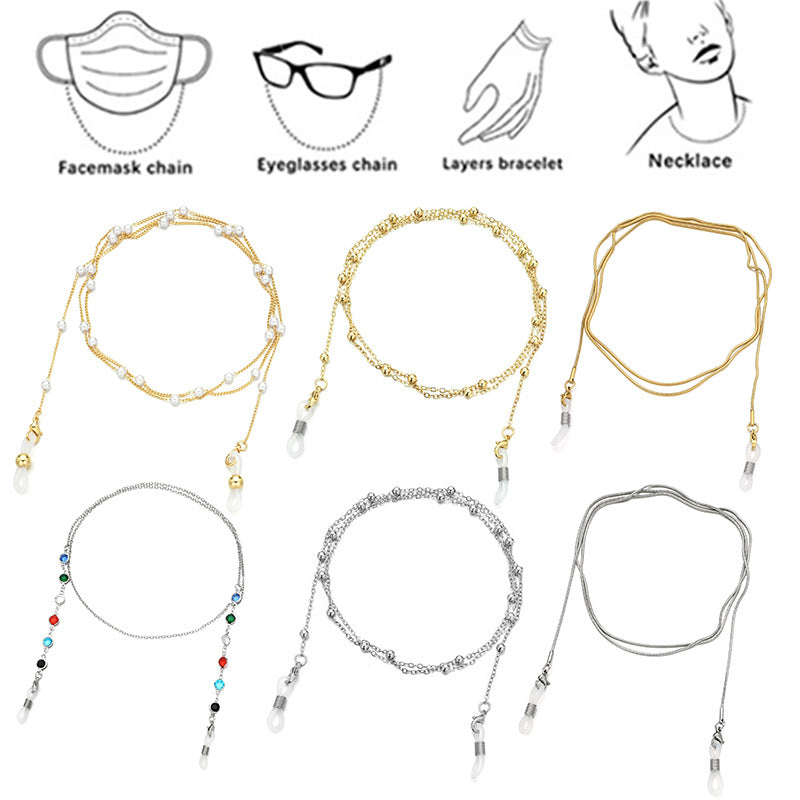 Wholesale Copper Vintage Eye Mask Chain