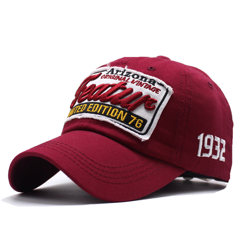 Wholesale Korean Version Outdoor Casual Letter Embroidered Baseball Cap