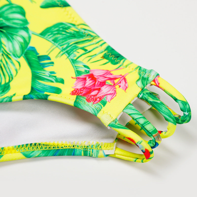 Wholesale Kids Split Swimming Ruffles Cute Swimwear