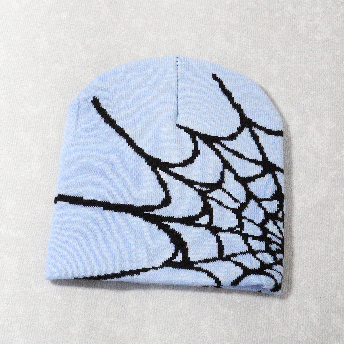 Wholesale Y2K Jacquard Knitted Hats, Spider Web Wool Hats