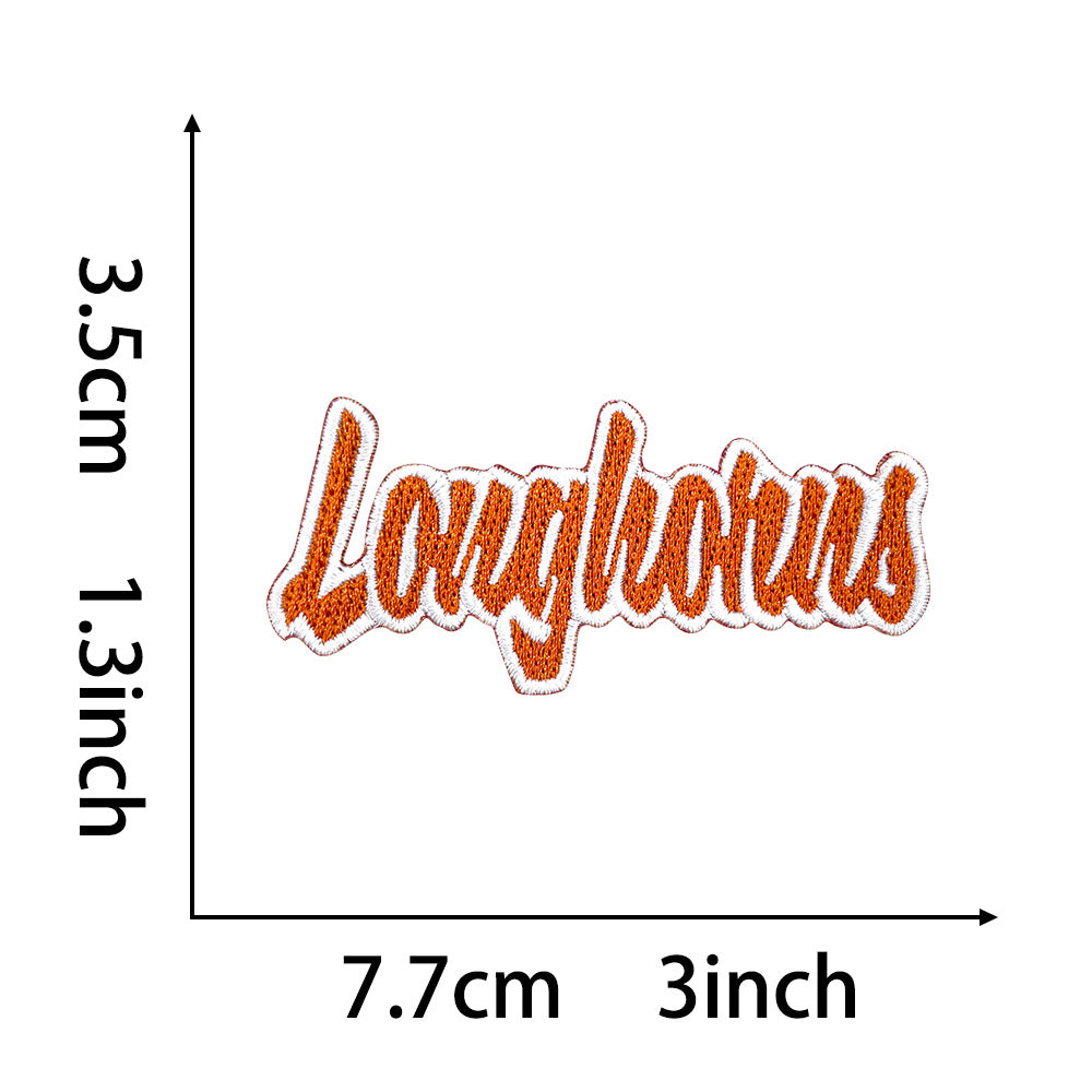 Wholesale Stylish LSU Tigers Embroidered Football Patch College Game Day et Iron On Applique DIY Craft Supply OLY Exclusive