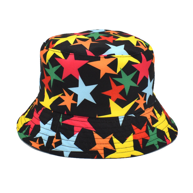 Algodón al por mayor de algodón de estampado de estampado de estrellas de cinco puntas