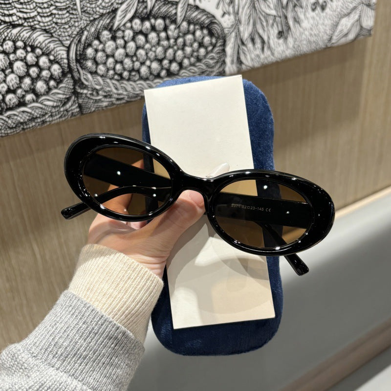 Wholesale Oval frame sun glasses