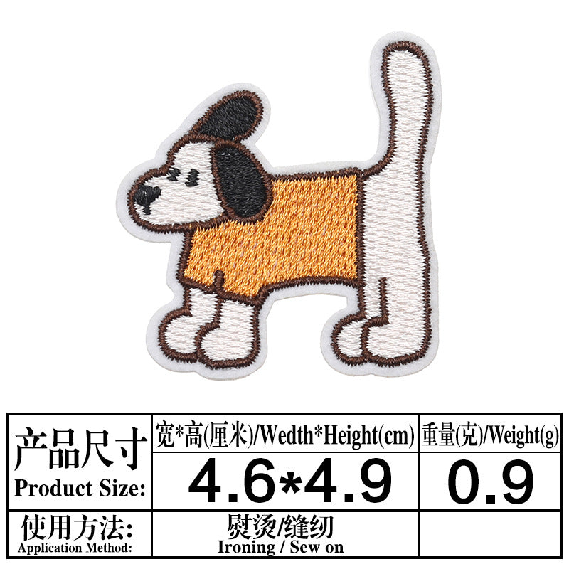 Wholesale Trendy Embroidered Letter Patch Twill Applique For Clothing Bags Hats Decorative DIY Accessory
