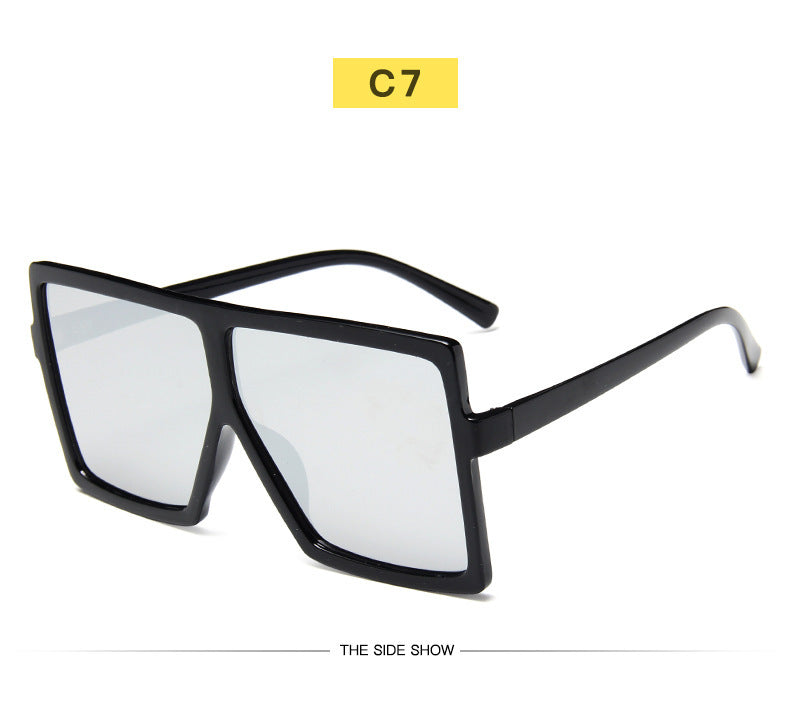 Wholesale PC Large Frame Square Sunglasses