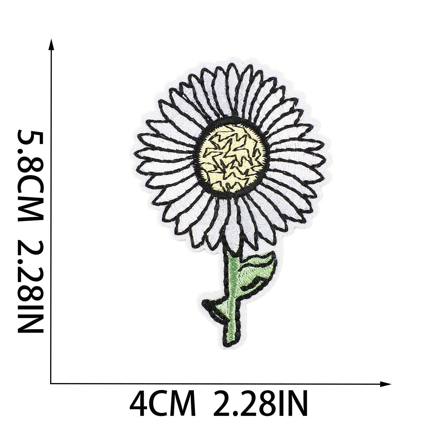 Wholesale Cute Flower, Grass and Bee Embroidery Patch FS