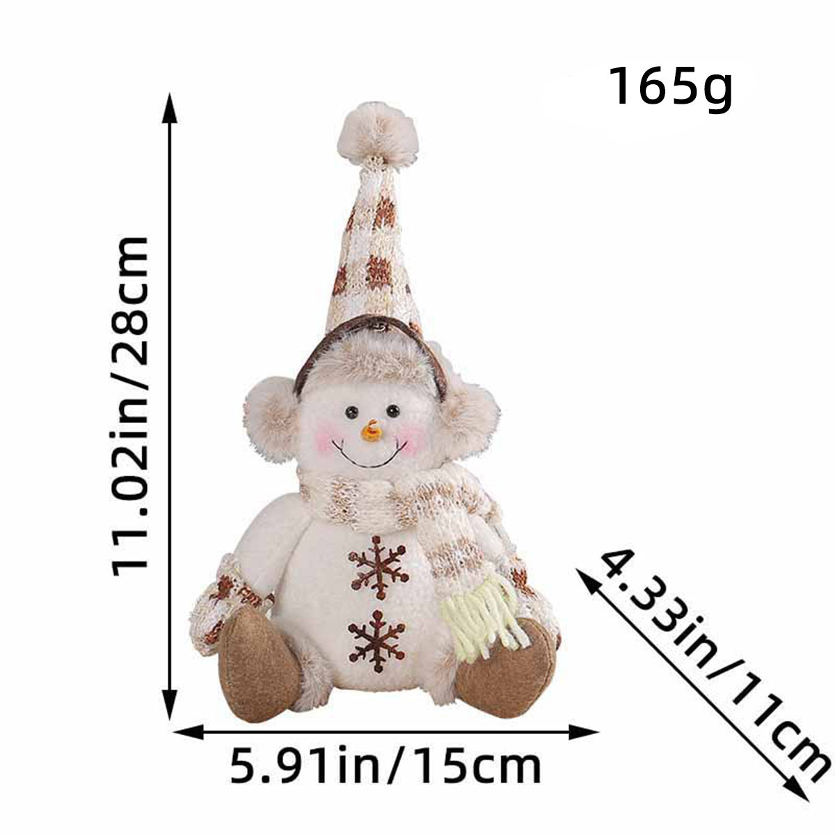 Wholesale Christmas Short-legged Snowman Figurine