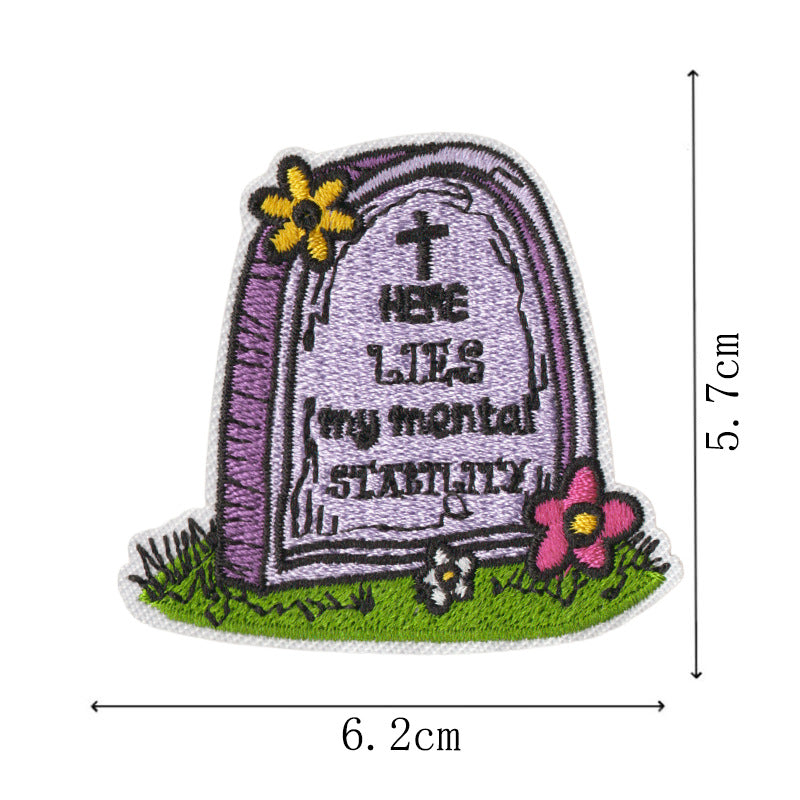 Wholesale Funny duck and cat embroidery DIY Patches