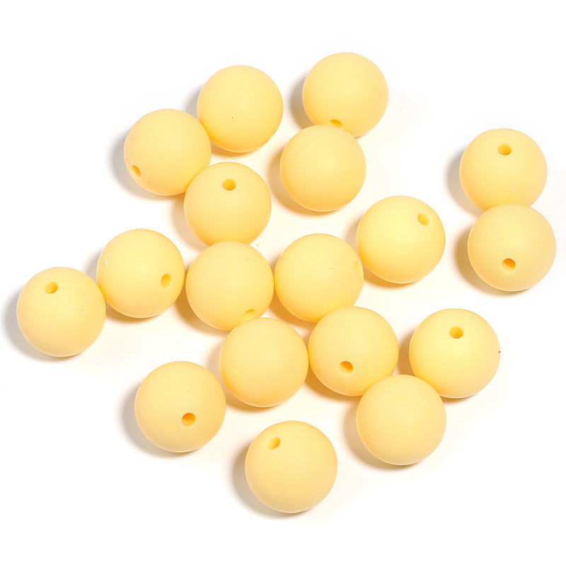 Wholesale Random 50pcs/pack  Silicone multi-color beads