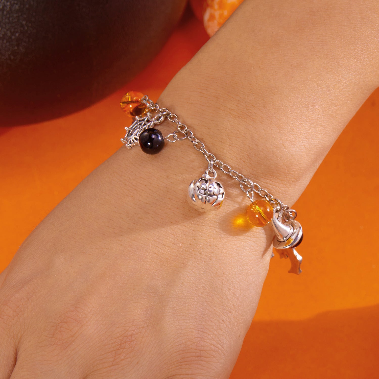 Wholesale  Cartoon Funny Pumpkin Ghost Bracelet