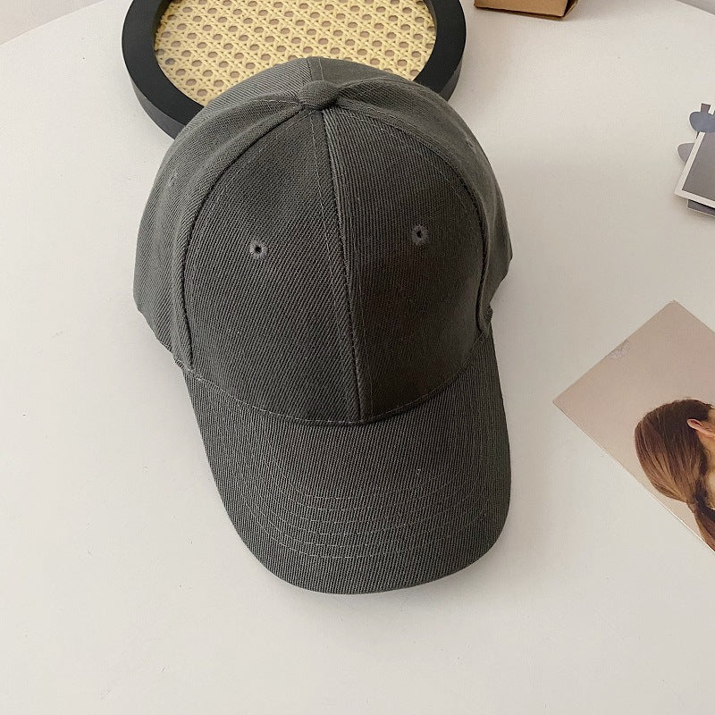 Wholesale 20 colors of black Velcro solid color baseball cap