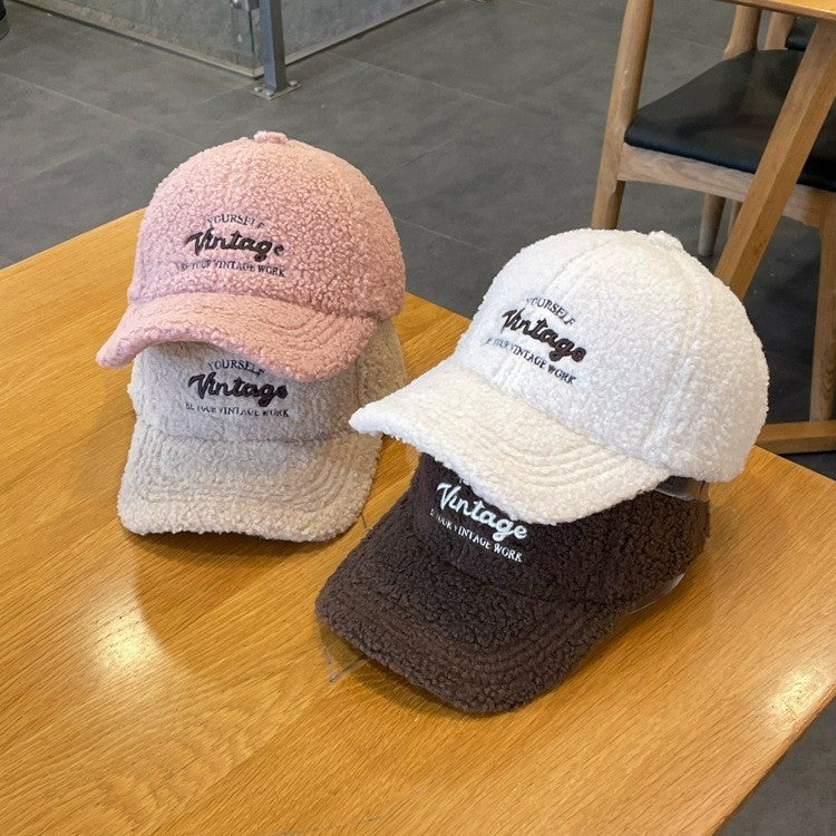 Wholesale Fall/Winter Plush Warm Baseball Cap